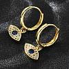 Brass Hoop Earrings EJEW-Z086-12G-2