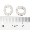 Tarnish Resistant 304 Stainless Steel Letter Charms STAS-O072-O-3