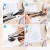 Stainless Steel Seal Embosser TOOL-WH0124-026-4