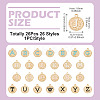 26Pcs 26 Styles Alloy Enamel Pendants ENAM-TA0003-49-4
