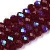 Electroplate Glass Beads Strands LS-EGLA-A034-T8mm-L21-1