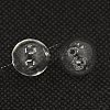 Handmade Two Holes Blown Glass Globe Beads BLOW-TA0001-01B-7