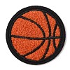 Sports Ball Theme Computerized Towel Fabric Embroidery Iron on Cloth Patches PATC-WH0007-23D-1