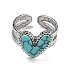 304 Stainless Steel Open Cuff Rings RJEW-C079-08P-3
