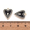 Alloy Enamel Pendants ENAM-T022-93A-G-3