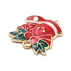 Christmas Theme Alloy Enamel Pendants ENAM-D060-04C-2
