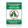 UV Protected & Waterproof Aluminum Warning Signs AJEW-WH0111-H11-1