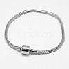 Tarnish Resistant 304 Stainless Steel European Style Bracelets for Jewelry Making PPJ-F002-03B-1