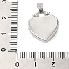 Rack Plating Brass & Clear Cubic Zirconia Pendants KK-S372-25P-3