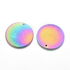 Ion Plating(IP) 304 Stainless Steel Pendants X-EJEW-L238-01B-M-2