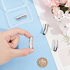 4Pcs 316 Surgical Stainless Steel Bayonet Clasps STAS-UN0059-06-4
