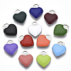 201 Stainless Steel Enamel Charms STAS-N088-11-1