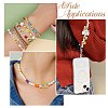 6Pcs 6 Colors Real 18K Gold Plated Brass Enamel Beads KK-CJ0002-68-7