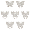 7Pcs Butterfly Hotfix Rhinestone Iron on/Sew On Patches DIY-DR0002-04A-1