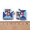 Father's Day Silicone Beads SIL-V006-02H-3
