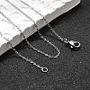 Non-Tarnish 304 Stainless Steel Cable Chain Necklaces X-NJEW-P248-01P-1