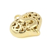 Hollow Brass Pendants for Valentine's Day KK-M289-03S-G-2