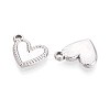 304 Stainless Steel Pendant Cabochon Settings STAS-T067-01P-2