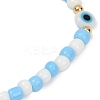 2Pcs Glass Seed Beads Stretch Bracelets for Women BJEW-JB11693-5