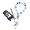 Silicone Round Beaded Keychain Wristlet KEYC-SW00006-04-1