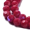 Opaque Glass Beads Strands EGLA-A035-P8mm-L16-3