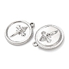 304 Stainless Steel Pendants STAS-P432-01F-P-2
