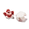 Eyeball Theme Opaque Resin Enamel Pendants RESI-D076-02D-2