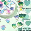 20Pcs 5 Colors Rack Plating Alloy Enamel Pendants ENAM-CJ0006-63-3