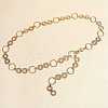 Alloy Ring Link Chain Waist Belly Chains for Women FS-WGC2DCA-01-3