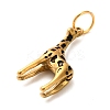 Animal Themes 304 Stainless Steel Enamel Pendants LS-STAS-K304-03A-G-2