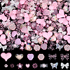 250Pcs 14 Styles Transparent Acrylic Beads TACR-PA0001-14-1