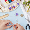 4 Rolls 4 Colors Special Coated Nylon Beading Threads for Seed Beads OCOR-PH0006-50B-3