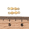 304 Stainless Steel Rhombus Bar Links Connector Charms STAS-A134-01D-G-3