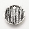 Tibetan Style Alloy Pendants TIBEP-Q078-17AS-RS-5