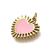 304 Stainless Steel Enamel Charms STAS-R153-08G-01-2