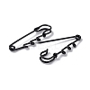 Ion Plating(IP) 304 Stainless Steel Safety Pins Brooch Findings STAS-I673-06EB-2