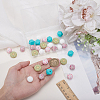 30Pcs 5 Styles Food Grade Eco-Friendly Silicone Focal Beads SIL-PA0001-20-3