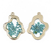 Epoxy Resin Pendants X-RESI-T045-028A-3