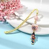 Japanese Style Maneki-neko Bookmark AJEW-JK00260-05-2