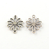 Flower Tibetan Style Alloy Links connectors TIBE-Q046-11AS-LF-1