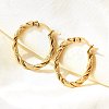 201 Stainless Steel Hoop Earrings LS-EJEW-Q026-09G-4