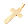 304 Stainless Steel Pendants STAS-P441-04G-2