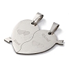 201 Stainless Steel Pendants STAS-Q342-46P-2