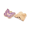 Light Gold Plated Alloy Enamel Pendants FIND-Q100-04KCG-04-2