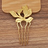 Alloy Hair Comb Findings PW-WG20F5C-02-1