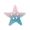Gradient Color Opaque Resin Decoden Cabochons CRES-P036-01A-03-1
