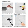 Fashion Iron Medal Hanger Holder Display Wall Rack ODIS-WH0021-075-6