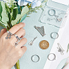 DIY Music Theme Ring Making Kit DIY-UN0004-85-4