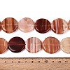 Dyed Natural Red Agate Beads Strands G-T144-56A-01-5