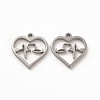 Non-Tarnish 304 Stainless Steel Charms STAS-M089-32P-1